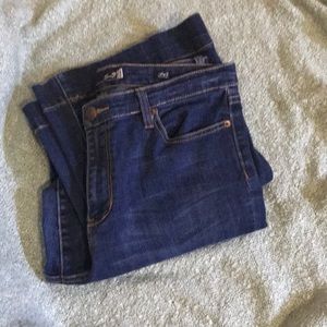 Seven7 studio wmn’s wide leg mid-wash jean size 12